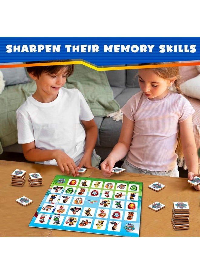 - Paw Patrol Magnetic Memory Match Game For Kids Family Fun & Fast Children Learning & Educational Brain Memory Game Puzzle 32 Tiles With 64 Picture Icons Birthday Gift For Boys Girls