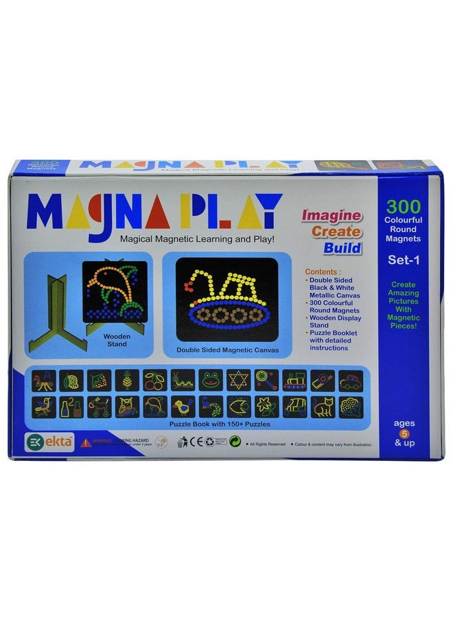 Magna Play Set - 1 Magical Magnetic Play N Learn Art Draw - Kids, Multicolor