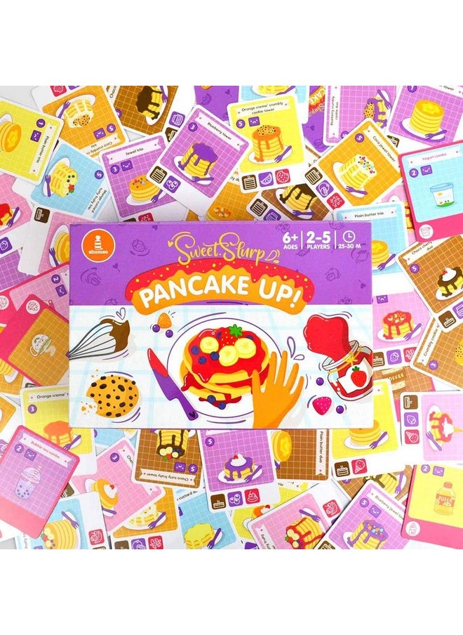 Board Game- Sweet-Slurrp Pancake Up Themed (Age 6 Years+) | Multicolor | Eco-Friendly | Non-Toxic | No Batteries | No Plastic