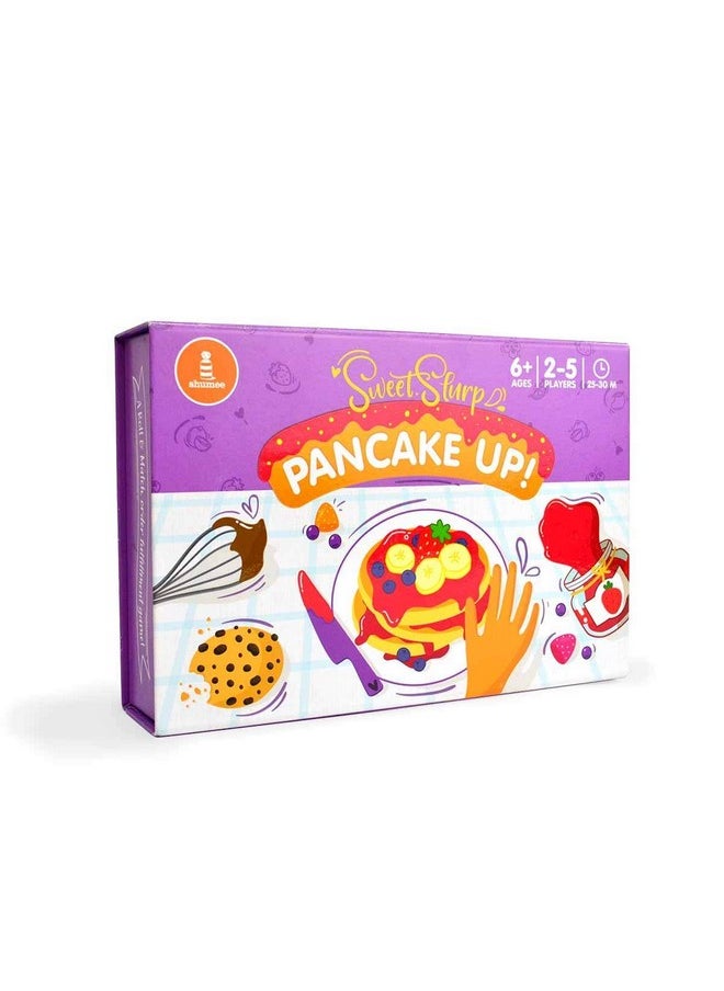 Board Game- Sweet-Slurrp Pancake Up Themed (Age 6 Years+) | Multicolor | Eco-Friendly | Non-Toxic | No Batteries | No Plastic