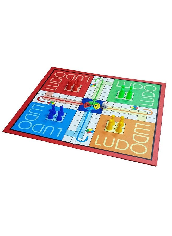 4 In 1 Family Strategy Board Games | Tambola, Chess, Ludo And Snakes & Ladders Educational Family Games | Fun & Strategy Games Multicolor For 2 Years Or Above