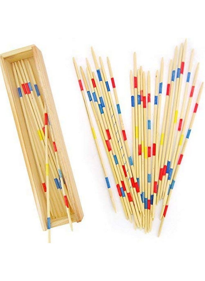 Mikado Spiel Wooden Sticks Game - Fun Game(Pack Of 6) Best Birthday Return Gift