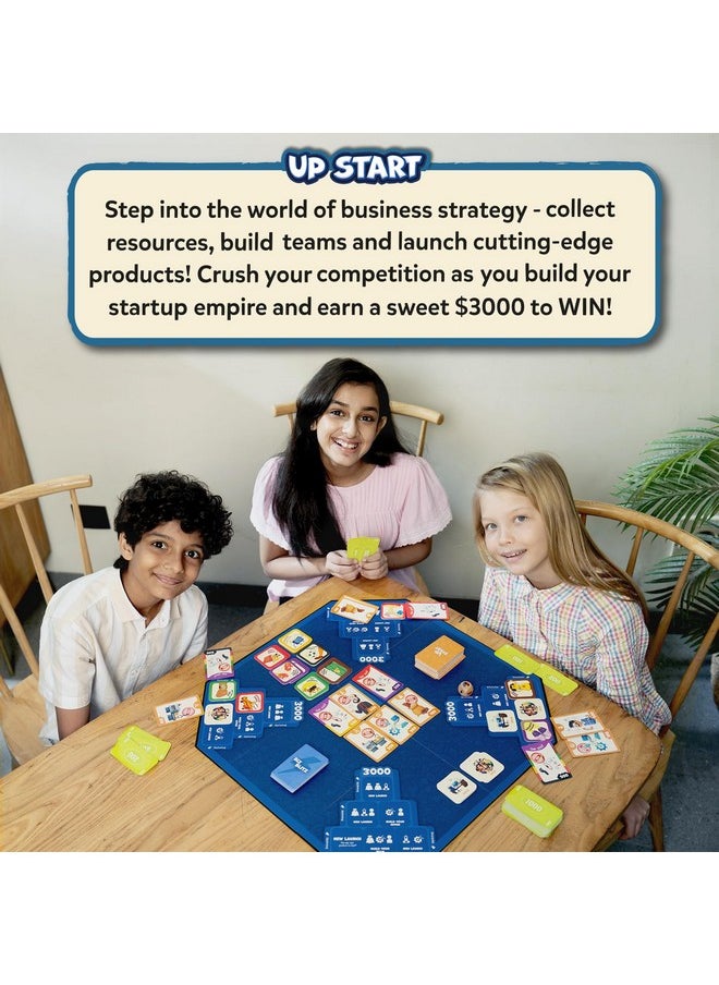 Board Game - Up Start, Entrepreneurship And Business Strategy Game For Kids, Teens And Adults, Fun For Family & Friends, Game Night, Gifts For Boys And Girls Ages 7, 8, 9 And Up