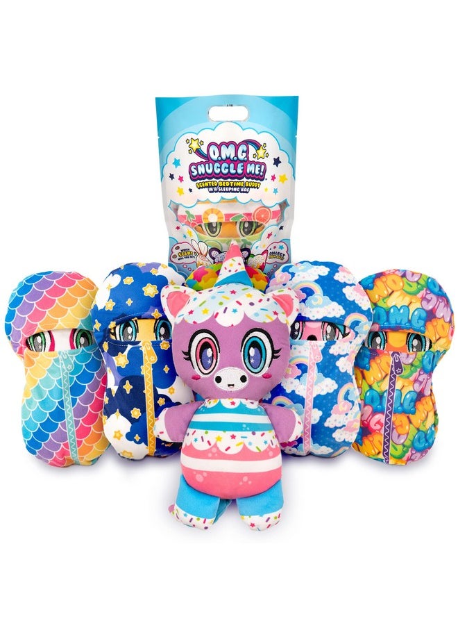 Omg Snuggle Me! Bedtime Buddies (Sleeping Bag Series), Scented Surprise Collectible 10 Inch Plush Toys (Mystery Blind Bag)