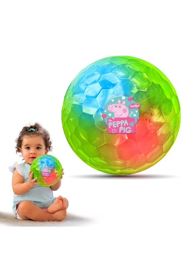 Peppa Pig Plastic Light Led Ball For Kids Play Soft Bouncing Flashing Lightning Baby Ball Glow In The Dark Toys For Kids - 6