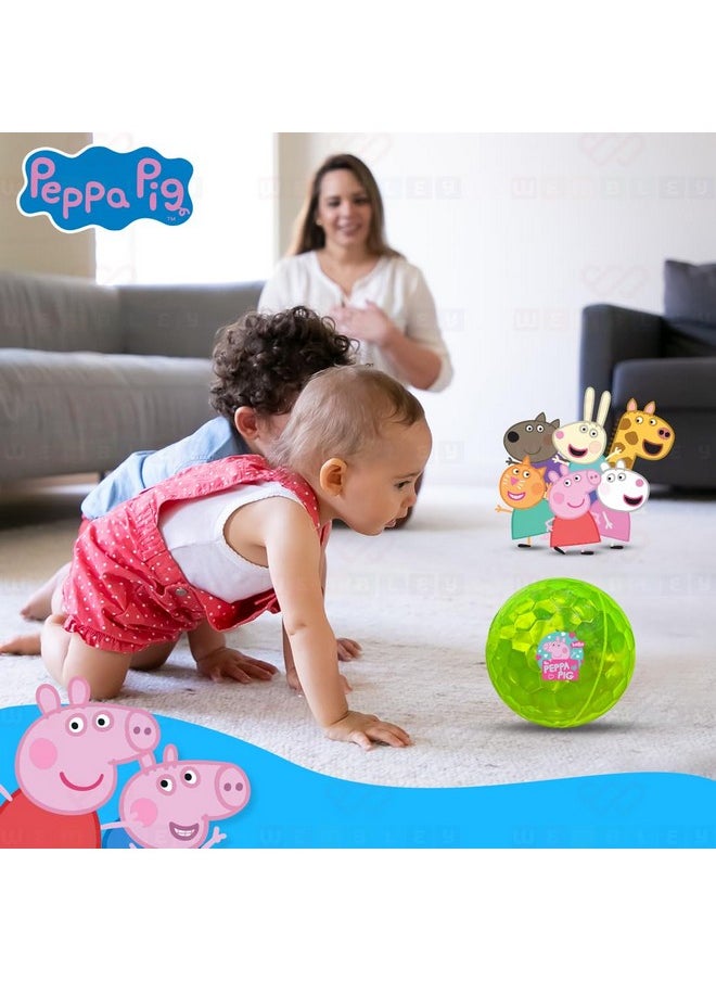 Peppa Pig Plastic Light Led Ball For Kids Play Soft Bouncing Flashing Lightning Baby Ball Glow In The Dark Toys For Kids - 6