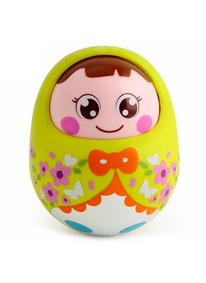 Baby Rattles Nodding Tumbler Doll Sweet Bell Music Roly-Poly Learning Education Toy (1 Pcs)