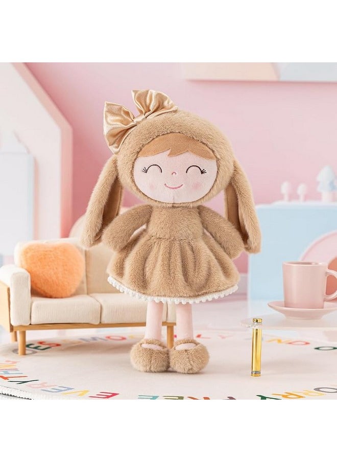 Super Soft Toy Stuffed Bunny Baby Doll Plush Toys For Kids Baby Girls Lovable And Huggable Gift For Birthdays & Occasions For Children Home Decor (Size 40 Cm) (Brown)