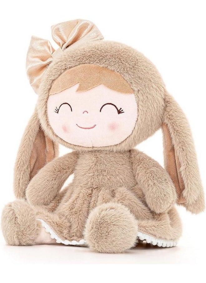 Super Soft Toy Stuffed Bunny Baby Doll Plush Toys For Kids Baby Girls Lovable And Huggable Gift For Birthdays & Occasions For Children Home Decor (Size 40 Cm) (Brown)