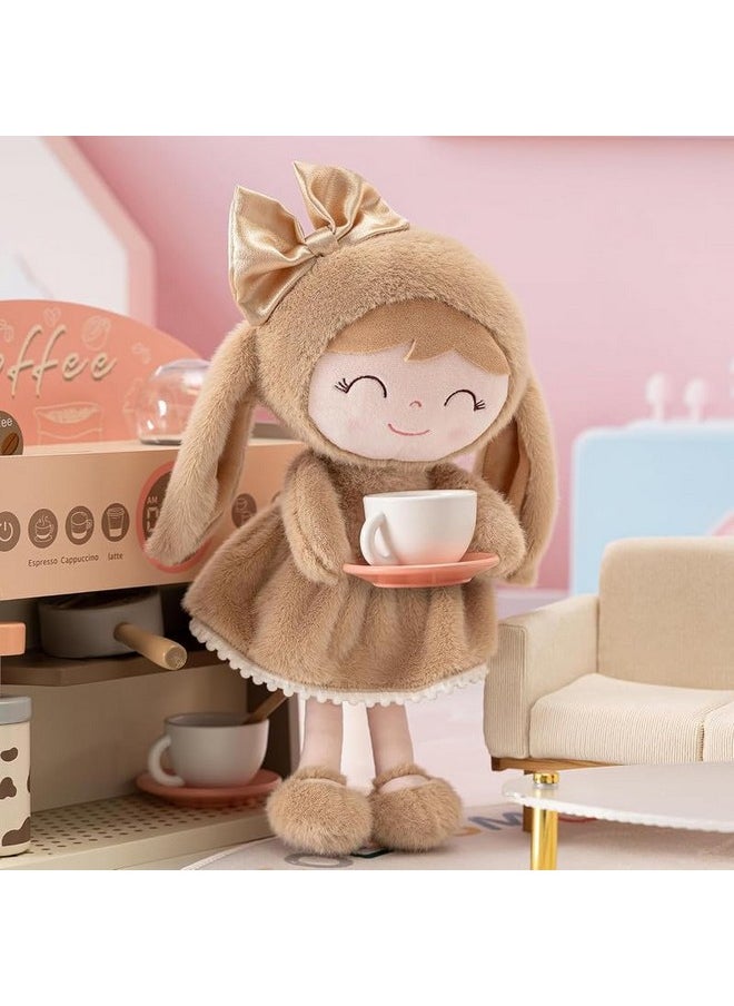 Super Soft Toy Stuffed Bunny Baby Doll Plush Toys For Kids Baby Girls Lovable And Huggable Gift For Birthdays & Occasions For Children Home Decor (Size 40 Cm) (Brown)