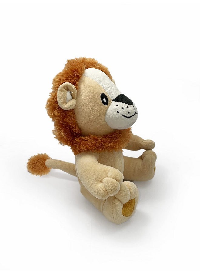 Cute Butter Sitting Lion Soft Toy For Girls/Kids | Stuffed Plush Animal |- 27Cm