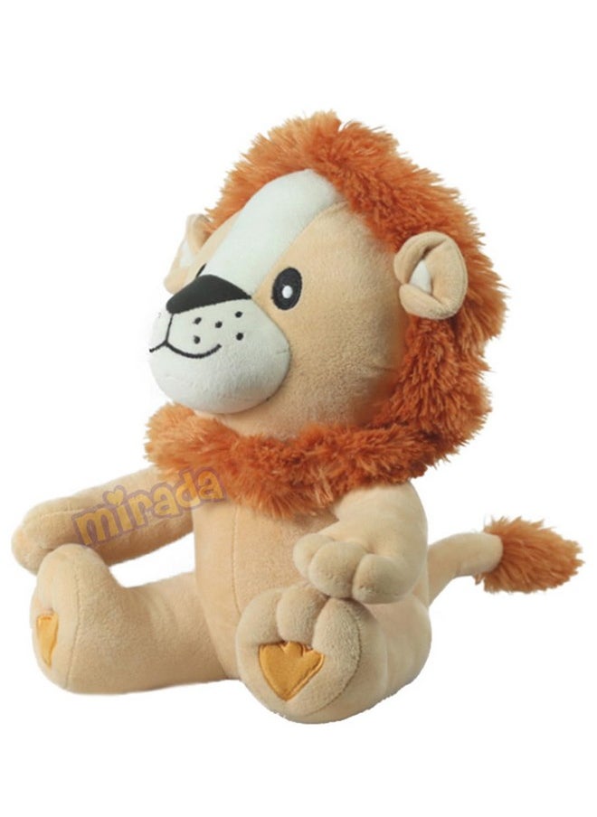 Cute Butter Sitting Lion Soft Toy For Girls/Kids | Stuffed Plush Animal |- 27Cm