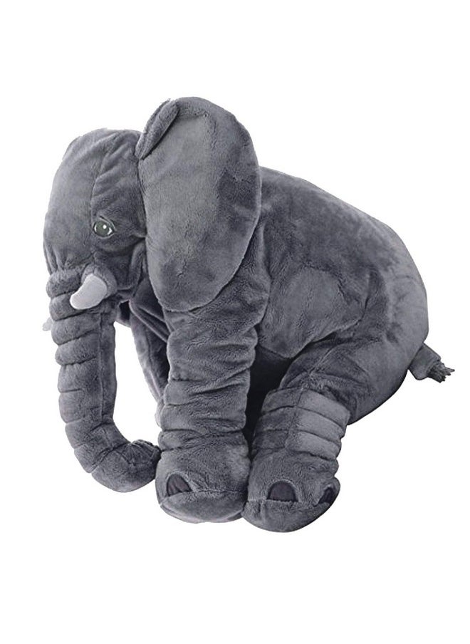 Big Size Fibre Filled Stuffed Animal Elephant Soft Toy For Baby Of Plush Hugging Pillow Soft Toy For Kids Boy Girl Birthday Gift (60 Cm, Grey Color)