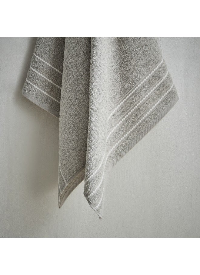 Atlanta 10-Piece Textured Cotton Towel Set 136 x 68 cm