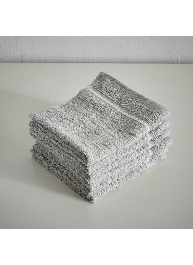 Atlanta 10-Piece Textured Cotton Towel Set 136 x 68 cm