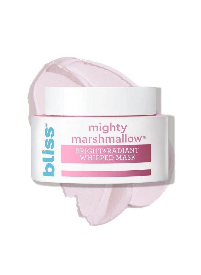 Mighty Marshmallow Bright & Radiant Whipped Mask - Brightening & Hydrating Face Mask - 1.7 Oz - Luminious Skin - Clean - Vegan & Cruelty-Free - All Skin Types