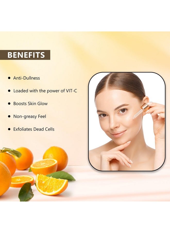 Vitamin C Face Serum - 30 Ml | Light-Weight & Non Greasy Niacinamide Face Serum | Anti Dullness, Brightening Face Serum For Glowing Skin | Suitable For All Skin Types