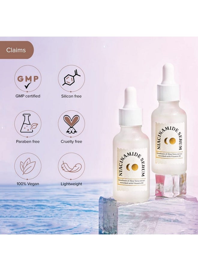 Niacinamide Serum For Improves Skin Texture | Clears Acne Marks And Blemishes, Face Serum For Men & Women, 30 Ml