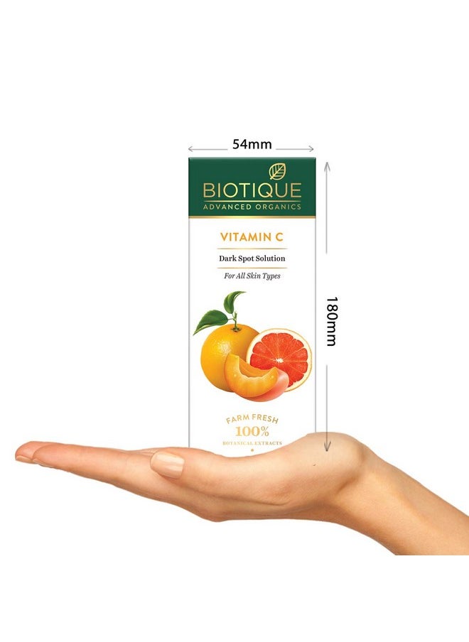 Vitamin C Dark Spot Solution Serum 30Ml | Brightening, Radiant Skin, Reduce Pigmentation |All Skin Tone | Sls & Paraben Free