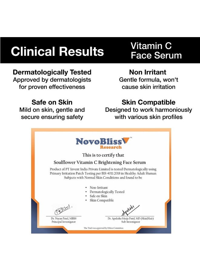 20% Vitamin C Face Serum For Glowing Skin, Dark Spot Reduction, Pigmentation With Kakadu Plum, Lemon, Succinic Acid & Vitamin E For Men & Women | 30X* Vitamin C Booster Formula | 20Ml