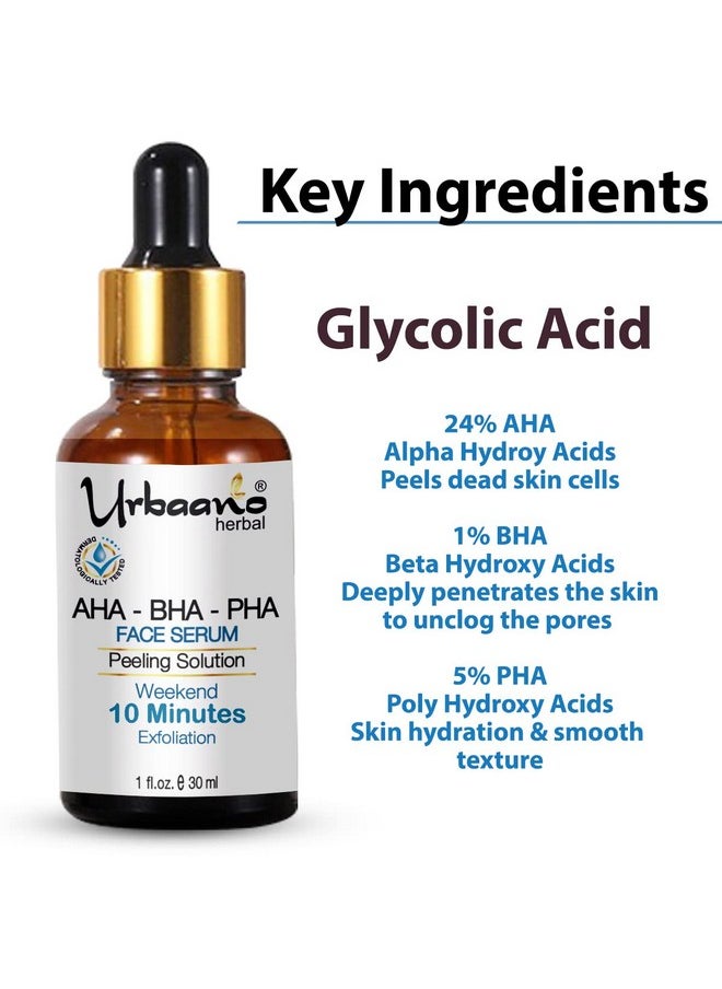 Skin Nourishing Kumkumadi Face Oil, Peeling Serum Combo For Acne, Helps Reduce Dark Spot, Blemishes - 30Ml Each