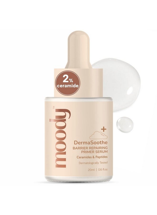 Derma Soothe Barrier Repairing Serum With Peptides & Ceramides | Anti-Ageing Serum | Sensitive Skin Serum | Serum For Combination Skin | Suitable For All Skin Type 20 Ml