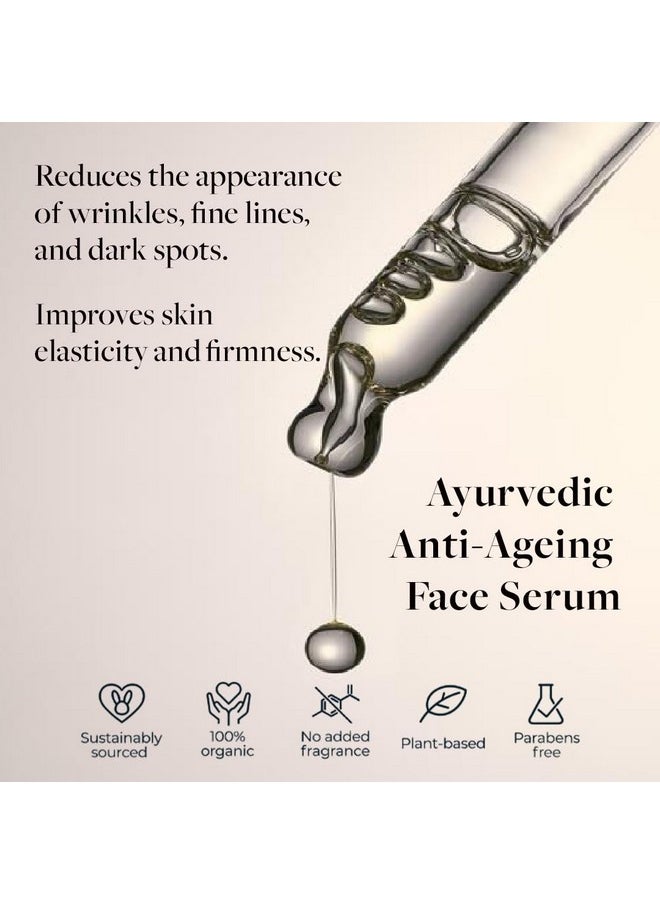 Ayurvedic Anti-Ageing Face Serum With Goodness Of Bakuchiol And Naturally Derived Retinol For Reducing Wrinkles, Fine Lines And Dark Spots - 10 Ml (Pack Of 1)