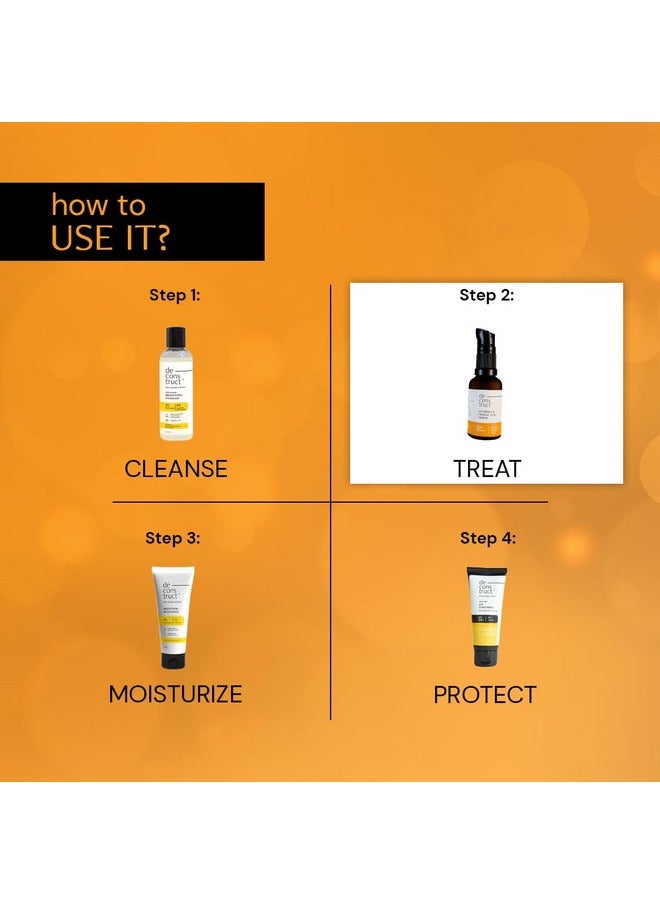 10% Non-Irritating Vitamin C Face Serum For Glowing Skin|10% Vitamin C + 0.5% Ferulic Acid|Water Based Serum|Highly Stable Vitamin C Face Serum For Women And Men|Beginner Friendly|30 Ml