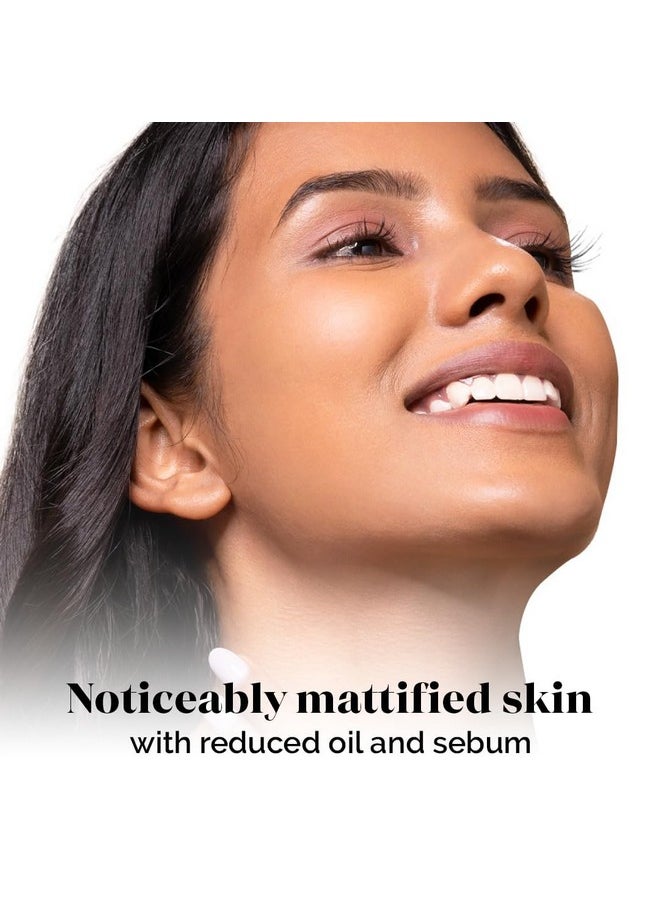 Pore Perfecting Face Serum - Minimizes Pores, Controls Oil & Sebum, Firms Skin | 96% Natural Ingredients With Lotus Water, Alpaflor® Alp-Sebum, Syn®-Coll, Galactomyces | Korean Skincare - 30Ml