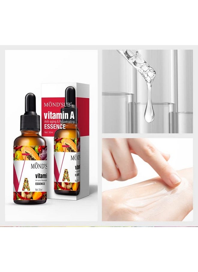 Vitamin A Retinol Face Serum With Hyaluronic Acid And Vitamin E For Anti-Aging (Night Serum) - 30Ml