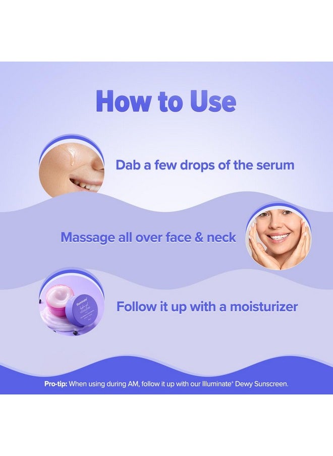 Lluminate+ 20X* Alpha Arbutin Luminous Essence Serum - 50Ml|Power Of 20X* Alpha Arbutin | Fights Pigmentation & Uneven Skin Tone | Hydrates & Plumps Skin