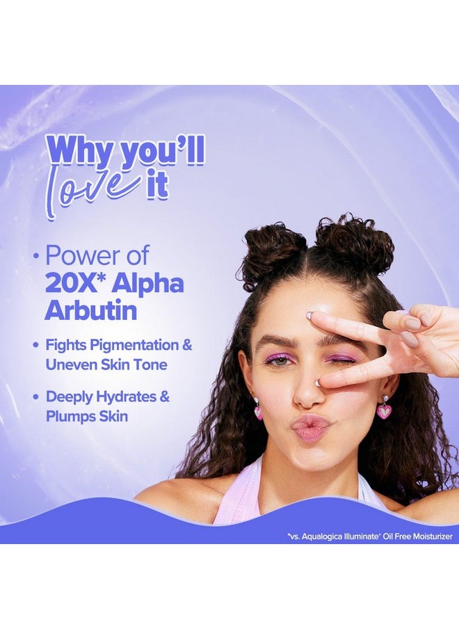 Lluminate+ 20X* Alpha Arbutin Luminous Essence Serum - 50Ml|Power Of 20X* Alpha Arbutin | Fights Pigmentation & Uneven Skin Tone | Hydrates & Plumps Skin