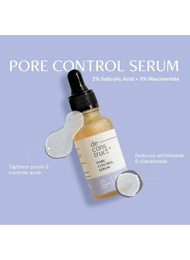 Oil Control Combo | 10% Niacinamide & 0.3% Alpha Arbutin And 2% Salicylic Acid & 3% Niacinamide | For All Skin Types | 30Ml Each | Pack Of 2