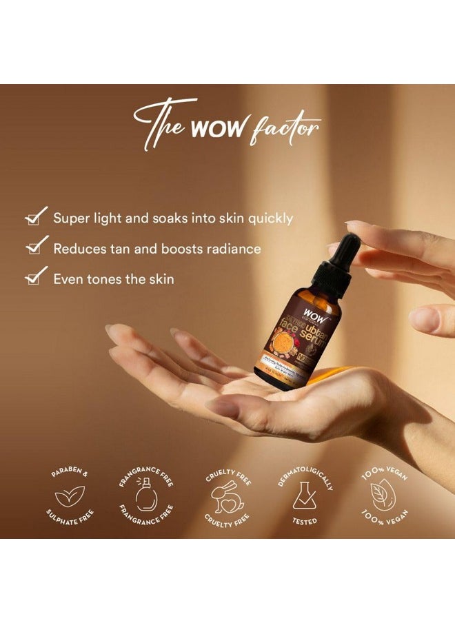 Ubtan Face Serum | Oil Free | For Tan, Radiance Boosting & Rejuvenating Skin | Smoothen Skin Tone | Paraben Free | Face Serum For Women & Men | 30 Ml