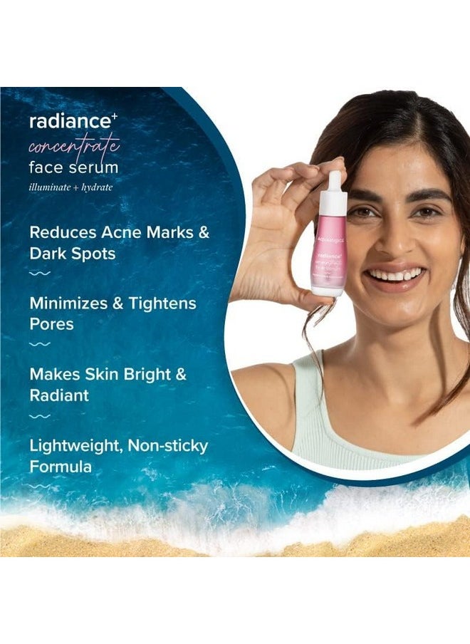 Radiance+ Concentrate Niacinamide Face Serum With Watermelon For Men And Women Radiant Look -For Glowing, Oily And Dry Skin -30Ml