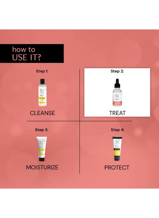 Clearing Serum: 5% Niacinamide Face Serum For Acne&Dark Spots With 2% Alpha Arbutin|Reduces Pigmentation|For Clear,Blemish-Free,Bright Skin|For Women And Men|Beginner Friendly|30 Ml