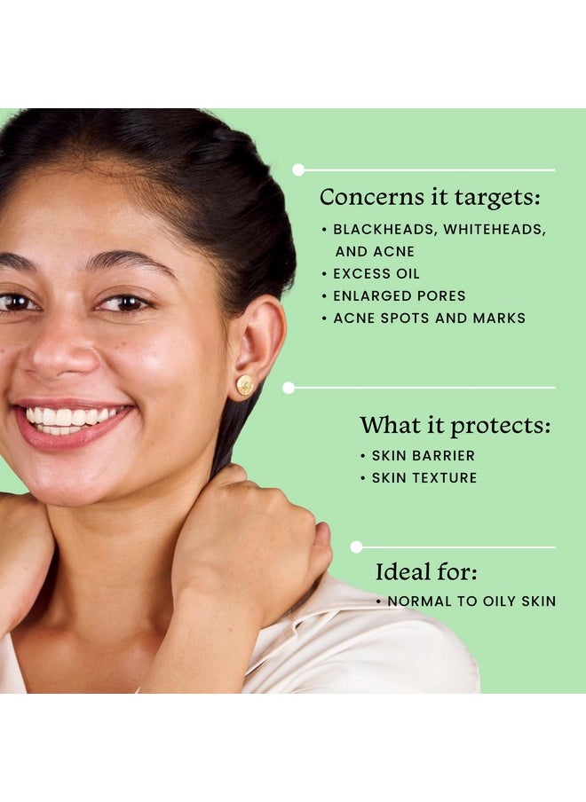 2% Salicylic Acid Aha Bha Exfoliating Serum With Niacinamide, Fights Acne, Reduces Blackheads & Whiteheads, Reduces Excess Oil & Bumpy Texture, For Oily, Acne Prone Skin, Men & Women, 30 Ml