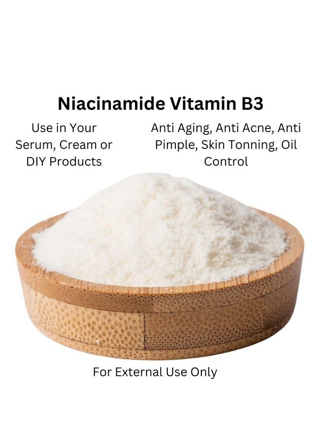 Niacinamide Powder (Vitamin B3) For Making Diy Cream, Serum & Skin Care. 