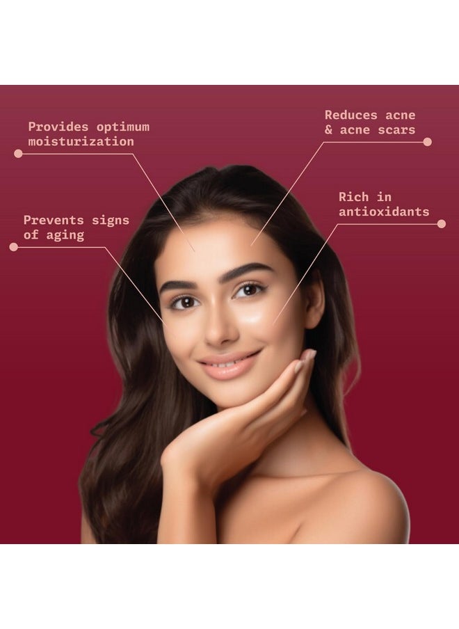 Rosehip Face Serum I Goodness Of Ginger, Guava, Vitamin-C I Dermatologically Tested, Paraben Free I Helps Reduce Fine Lines, Improve Overall Skin Texture I 50G