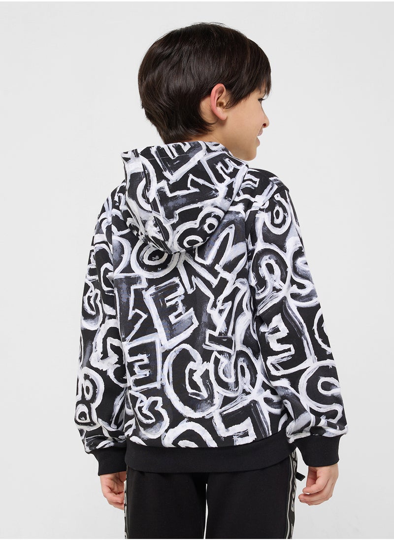 Kids Detail Logo Hoodie