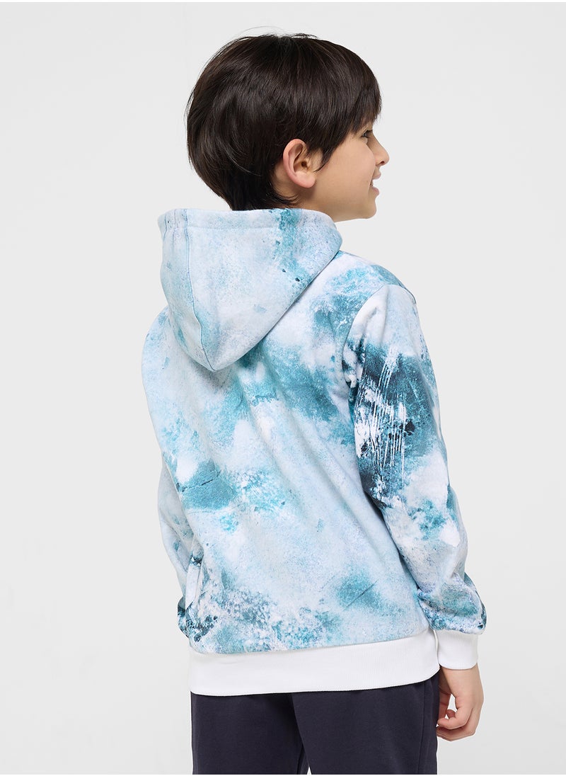 Kids Detail Logo Hoodie
