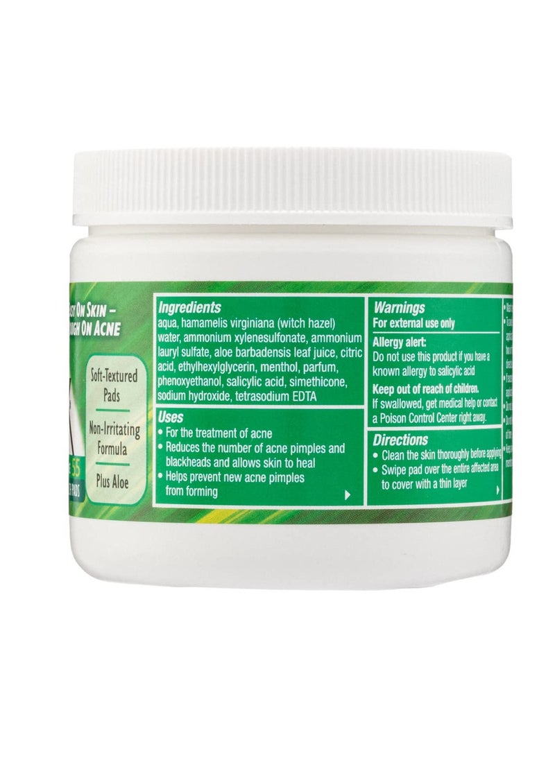 Stridex Daily Care Acne Pads with Aloe Sensitive Skin - 55 ct