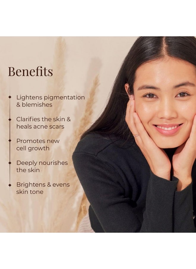 Kumkumadi Night Cream | Ayurvedic Face Cream With Vitamin C | For Pigmentation & Acne Scars | With Kumkumadi Tailam