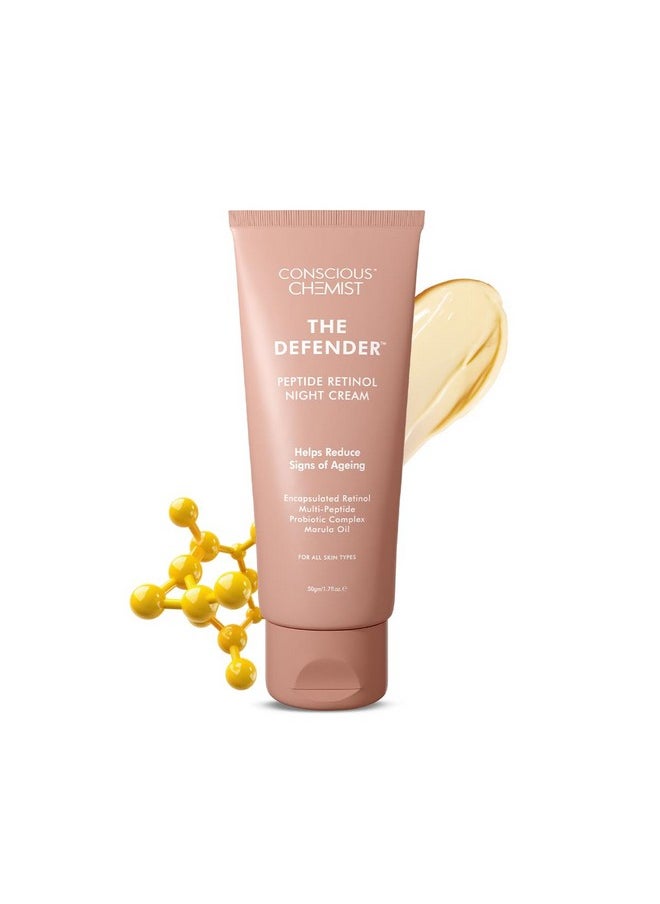 ® 0.5% Retinol Moisturizer Cream | 50G | Night Cream, Face Cream For Men & Women, Multi Peptide Anti Aging Cream, Reduces Fine Lines, Neck Lines & Wrinkles, All Skin Types