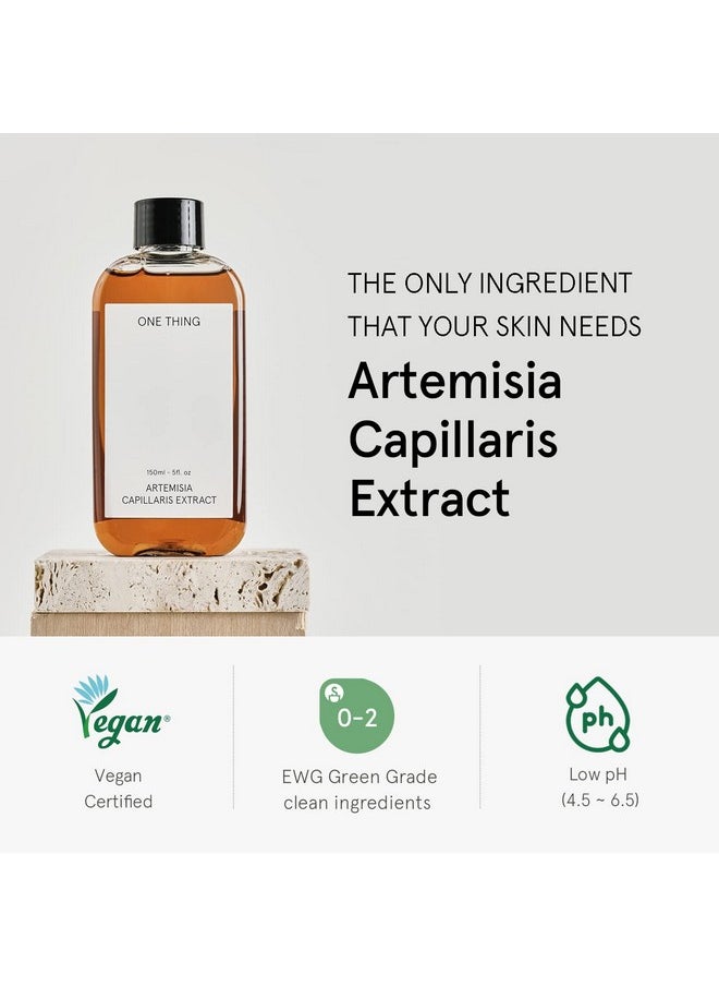 Artemisia Capillaris Extract Toner - Mugwort Toner Rich In Vitamin A | Soothing, Cooling, Calms Redness & Inflammation, Strengthens Skin Barrier, Deeply Hydrates, For Glowing Skin, 40Ml