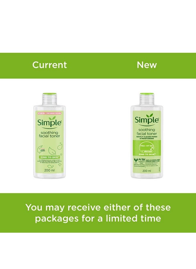 Kind To Skin Soothing Facial Toner 200Ml | Keeps Skin Toned & Refreshed And Restores The Skin'S Natural Ph Level | For All Skin Types