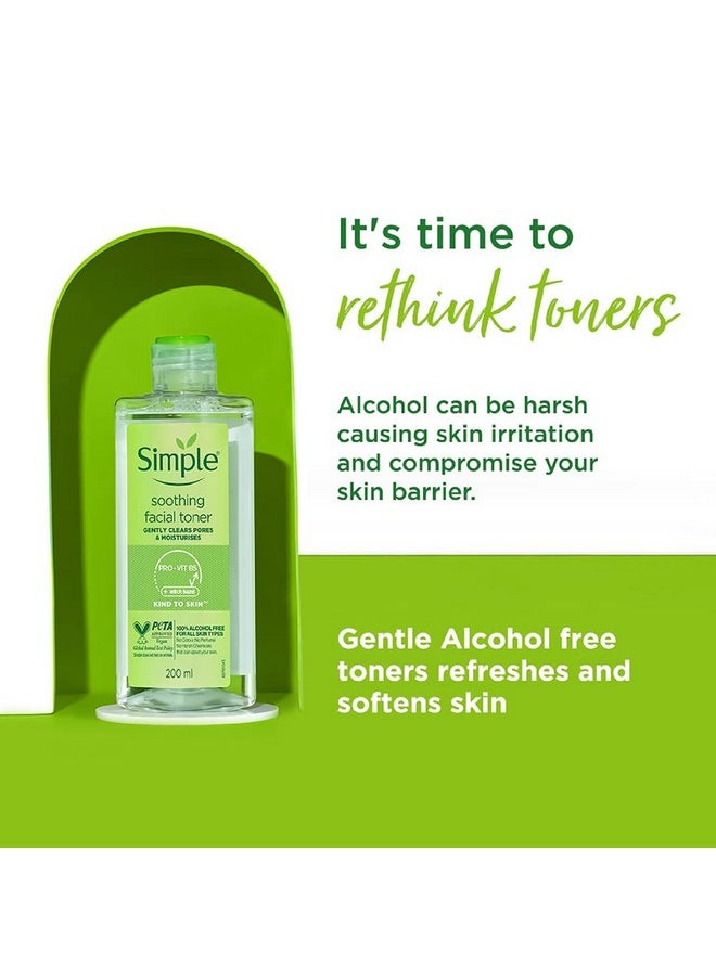 Kind To Skin Soothing Facial Toner 200Ml | Keeps Skin Toned & Refreshed And Restores The Skin'S Natural Ph Level | For All Skin Types