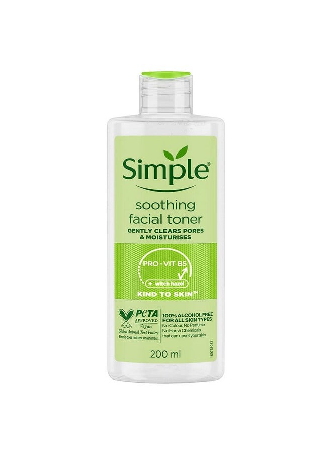 Kind To Skin Soothing Facial Toner 200Ml | Keeps Skin Toned & Refreshed And Restores The Skin'S Natural Ph Level | For All Skin Types