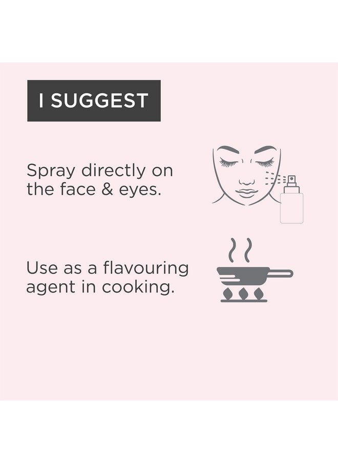100% Natural Rose Water Face Toner | Hydrating & Alcohol-Free | Tightens Pores, Balances Ph | For All Skin Types | 200Ml