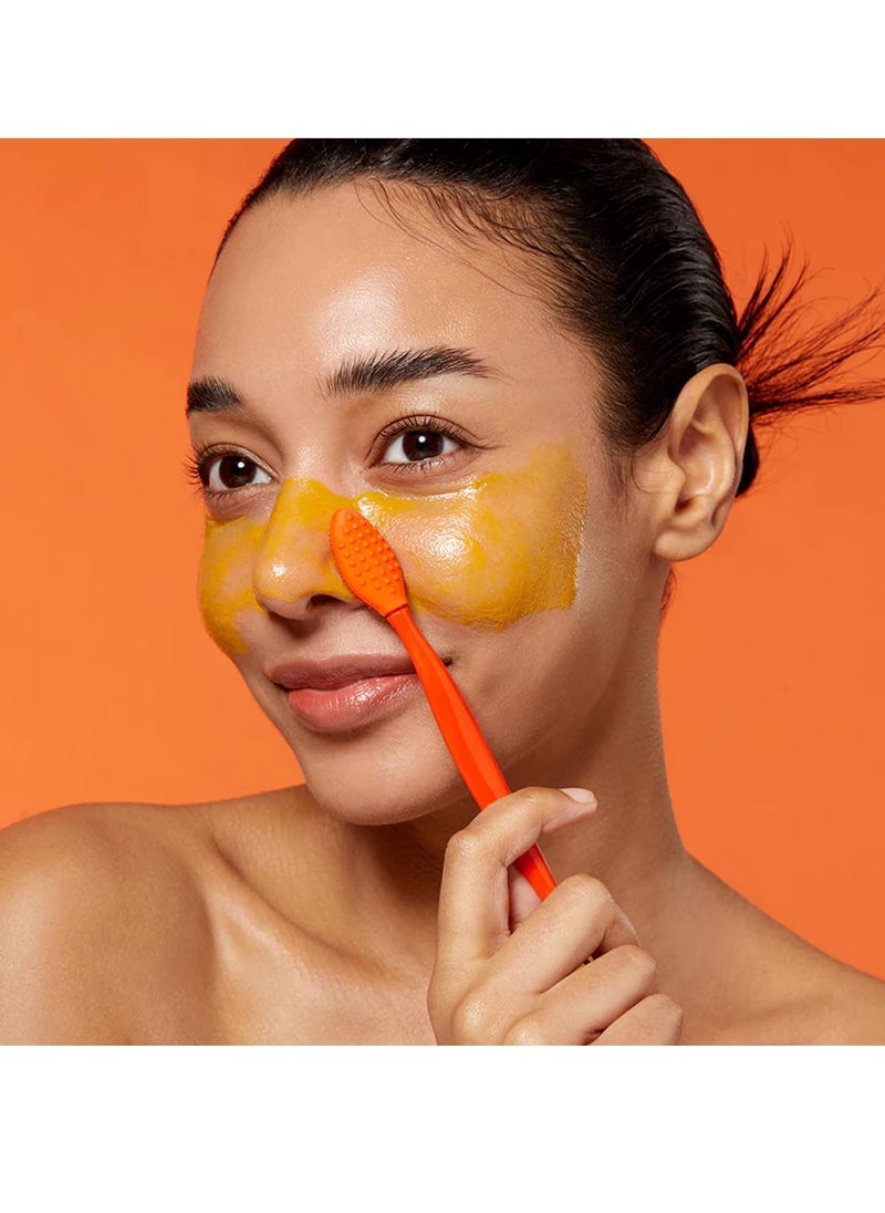 APRILSKIN Pore Cleansing Facial Silicone Brush | for Blackheads Removal & Face Scrubber | Gentle Exfoliation | Deep Pore Cleaning Massager | Pairs with Aprilskin's Carrotene Cleansing Balm
